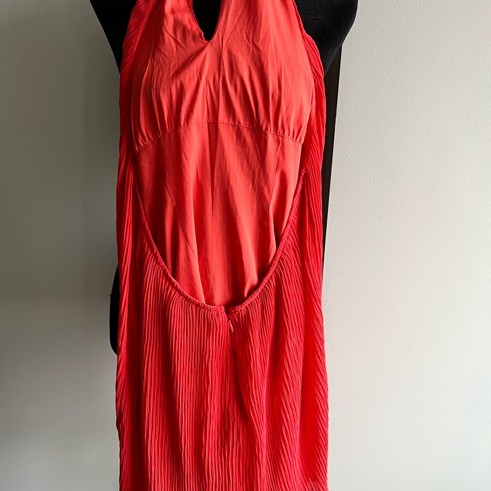 ASOS Design Red Halter Dress - Picture 3 of 4